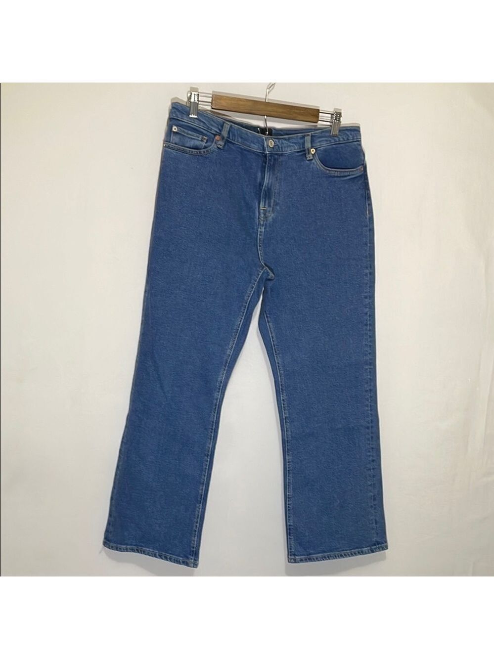 PAUL SMITH Kick Flare Jeans Sz 31 Blue Denim - Picture 3 of 12